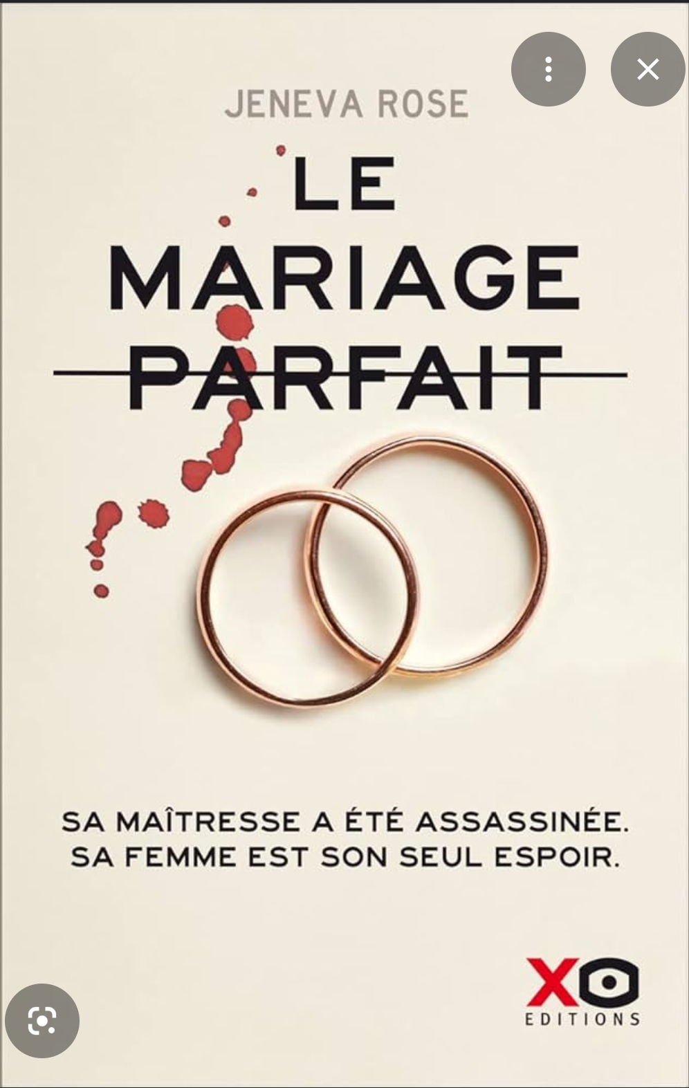 Couverture de Le mariage parfait