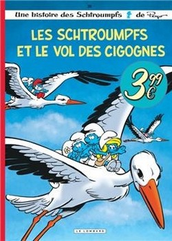 Couverture de Les Schtroumpfs et le vol des cigognes
